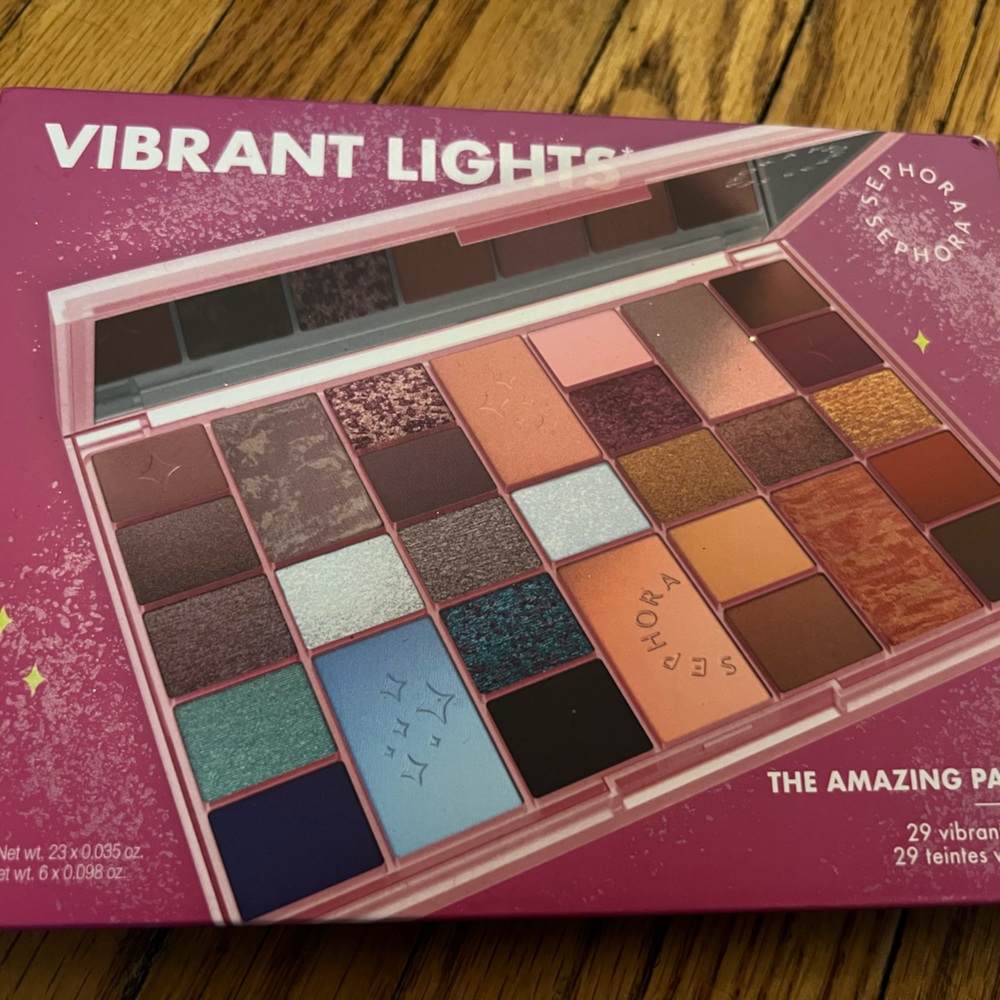 Sephora vibrant lights makeup palette